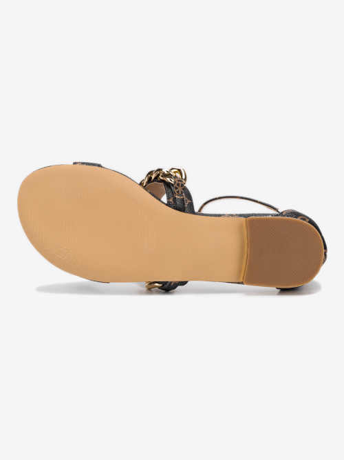 Moderné sandále so zlatými detailmi