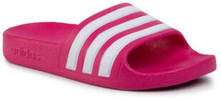 Ružové dievčenské nazpouváky Adidas Adilette Aquak EF1749