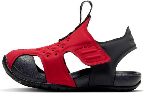 Červené detské sandále Nike na suchý zips
