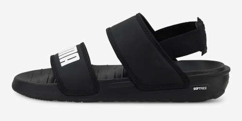 Čierne detské sandále Puma Softride
