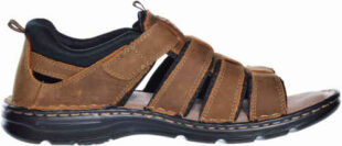 Kvalitné pánske kožené sandále s remienkami