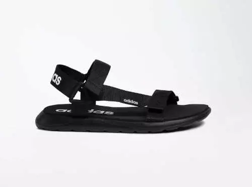 Čierne páskové sandále Adidas