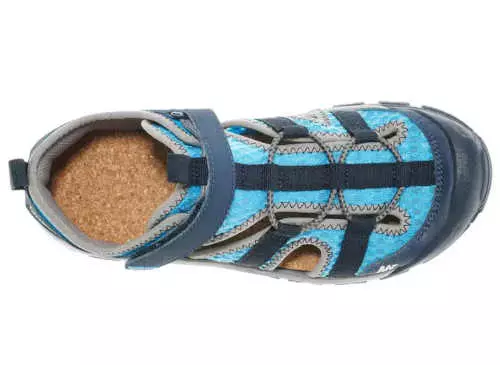 Detské modré turistické sandále