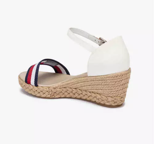 Biele dámske letné sandále