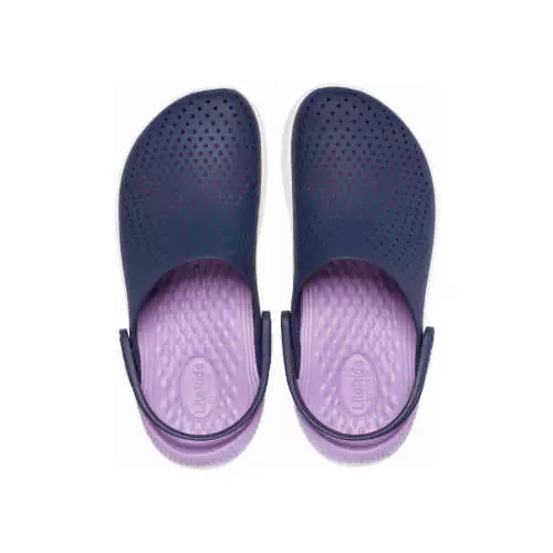 Modré a fialové dámske topánky crocs